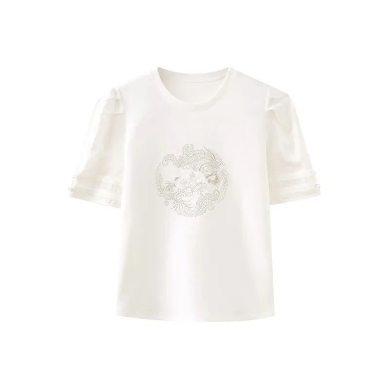 SHUIYUNJIAN T Shirts Women's White-0