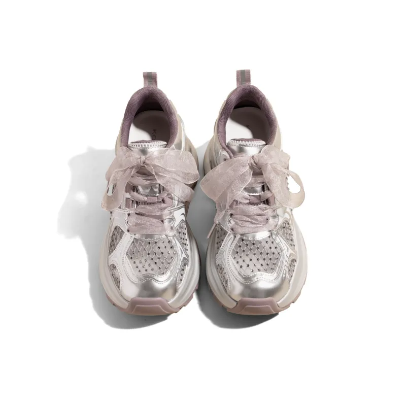KODI Anti Slip And Wear Resistant Height Increasing Mid Top Chunky Sneakers Women's-12