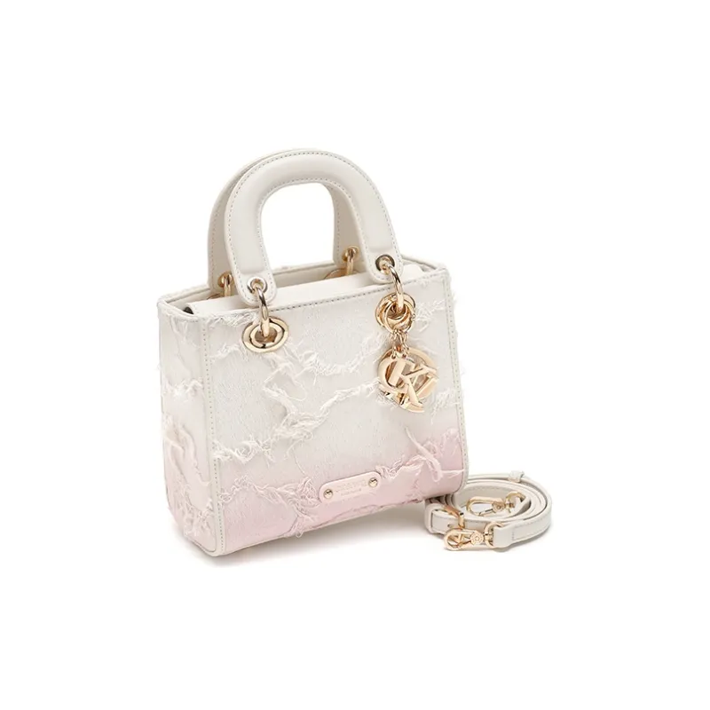 BETTINA VIVIAN PU One Shoulder Handbag Women's Ecru-1