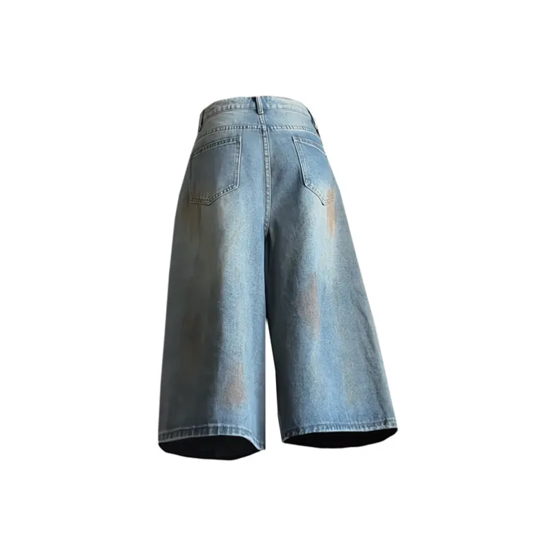 Vitocano Denim Shorts Unisex Washed Color-1