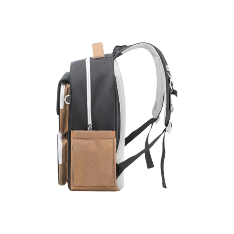 B.Duck Composite Cloth Student Bag Kids' Black/Ecru-1