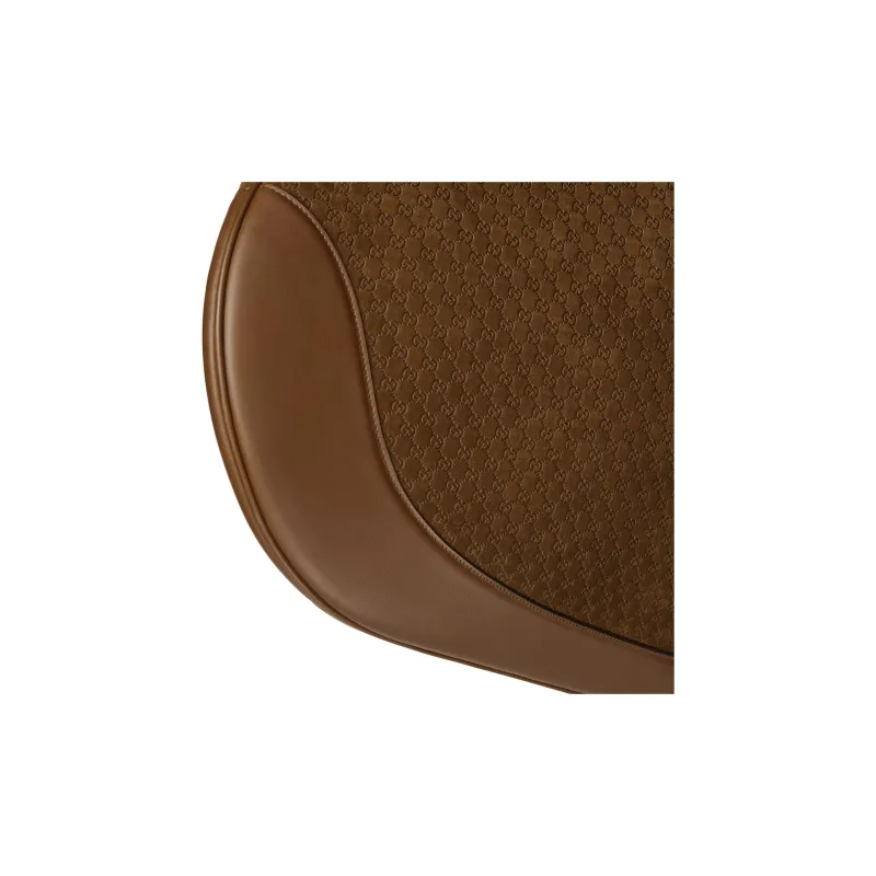 GUCCI Suede Shoulder Bag Tubas Women's Brown-7