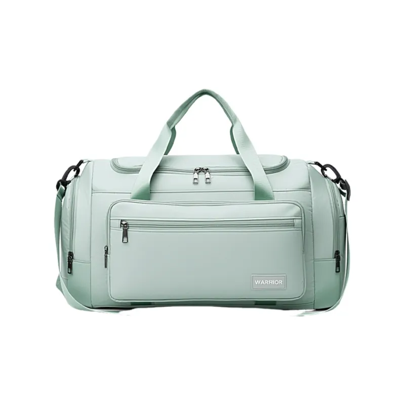 Warrior Oxford Luggage Bags Unisex Black/Green-3