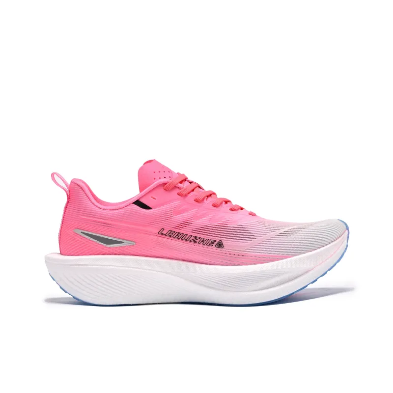 LEBUZHE Low Top Running Shoes Unisex Sky Blue Glamor Pink-6