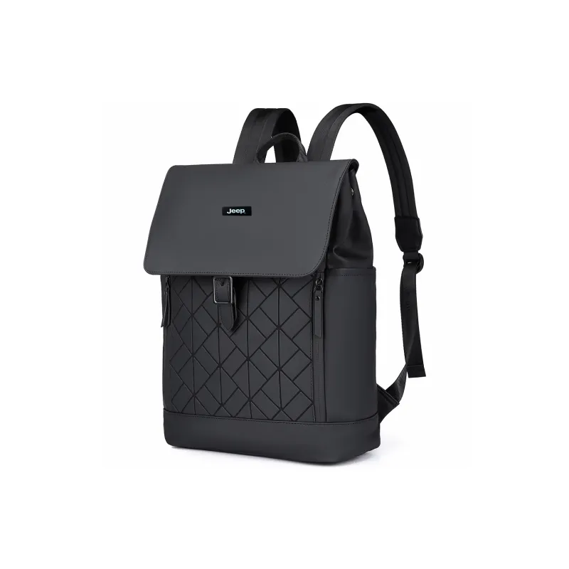 Jeep Nylon Backpack Unisex Black-5