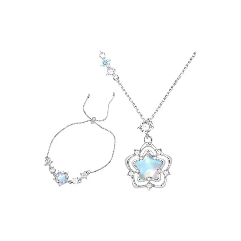 ALI THE FOX Titanium Steel Necklaces Women's-0