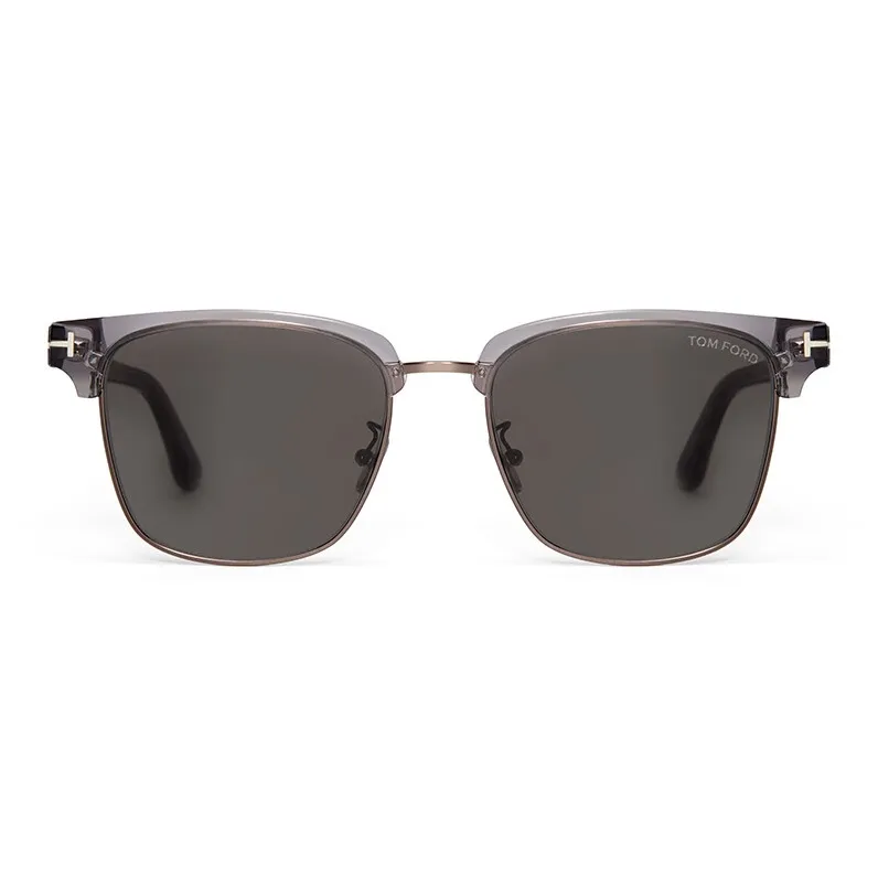 TF Rectangular Sunglasses Unisex Gray-1
