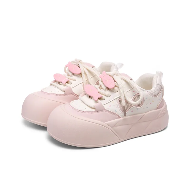 Lovely You Wear resistant And Lightweight Low Top Skateboard Shoes Women's-2
