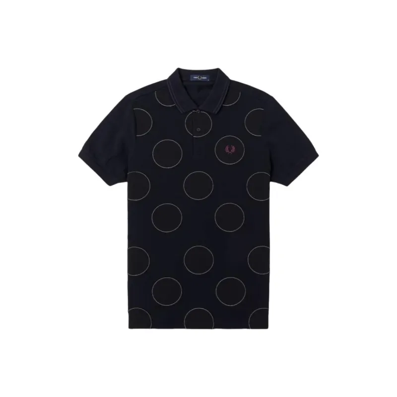 FRED PERRY Polo Shirt Men's Blue-0