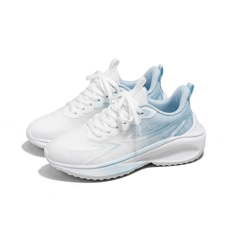 Warrior Low Top Running Shoes Women's White Blue-0