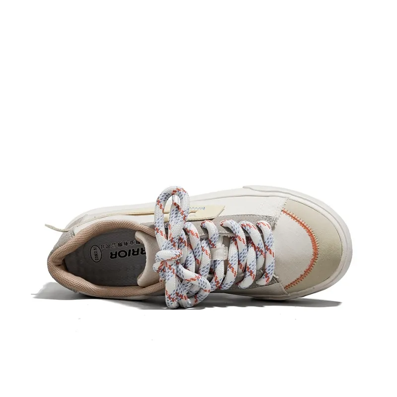 Warrior Wear resistant And Lightweight Low Top Canvas Shoes Women's Greige-4