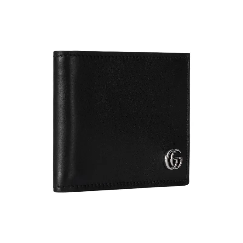 GUCCI GG Marmont Leather Wallet Mini Men's Black-1