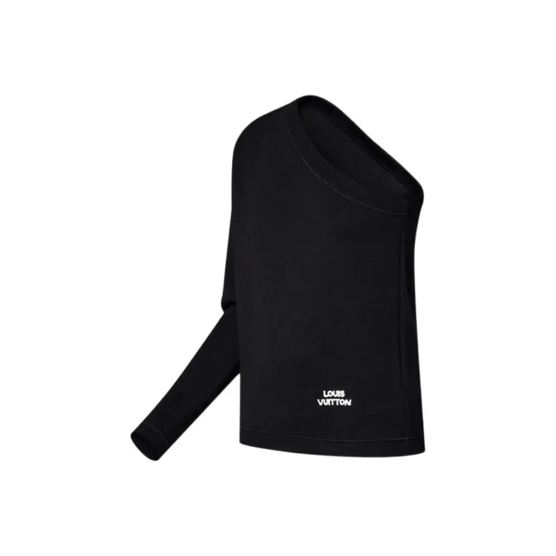 LOUIS VUITTON One Shoulder Technical Knit Pullover-2