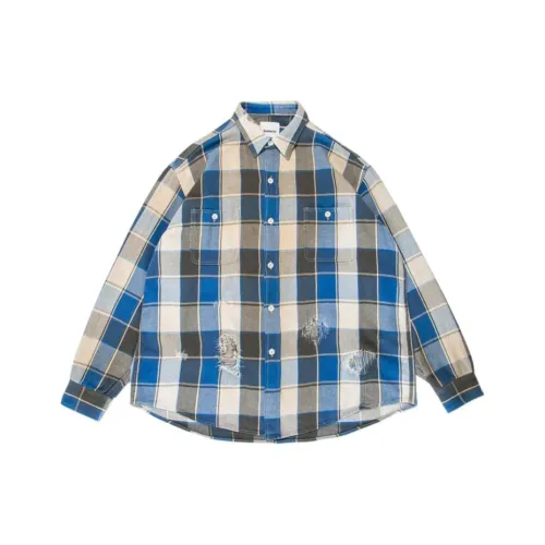Bowwow SS25 REPAIR AGEING FLANNEL SHIRTS Shirt Unisex