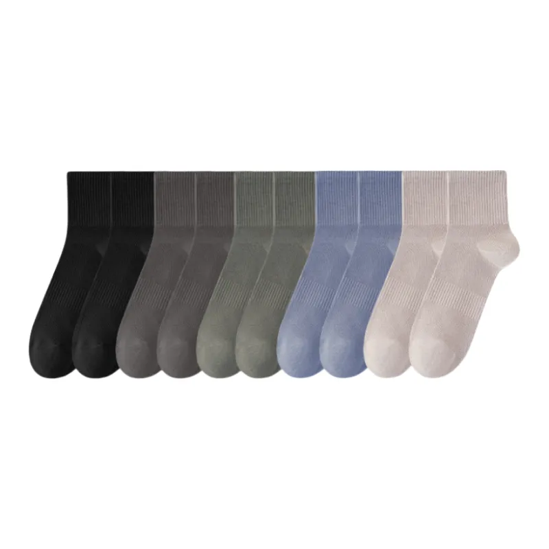Lan Miao Mid Calf Socks Men's 10 Pack-0