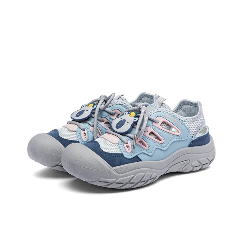 Warrior Beach Sandals Women's Light Blue Deep Blue Gray-2