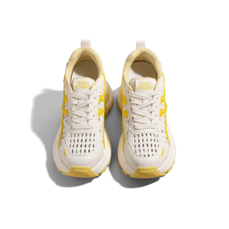 KODI Height Increasing Slip Resistant Low Top Chunky Sneakers Women's-6
