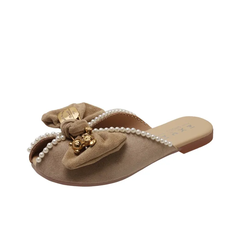 WUJI Rubber Sole Metal Slip Resistant Abrasion Resistant Closed Toe Slippers Women's-6