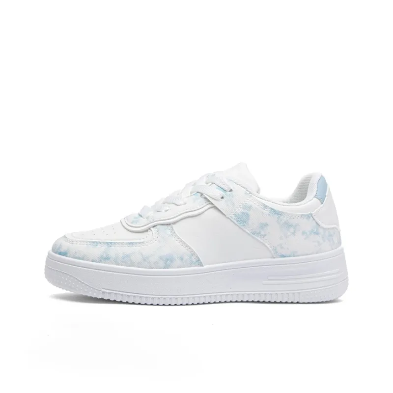 Fawn Miri Abrasion Resistant Low Top Skateboard Shoes Women's Light Blue-4
