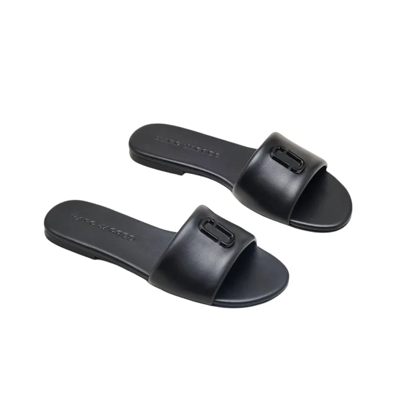 MARC JACOBS Snapshot Slide Slippers Women's Black-2