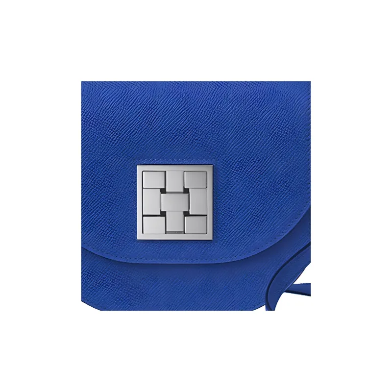 HERMES Mosaique Epsom Leather Shoulder Bag, Crossbody Bag Women's Dark Blue-1