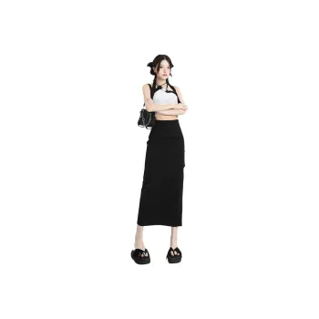 7 SEVFUN Casual Long Skirt Women's