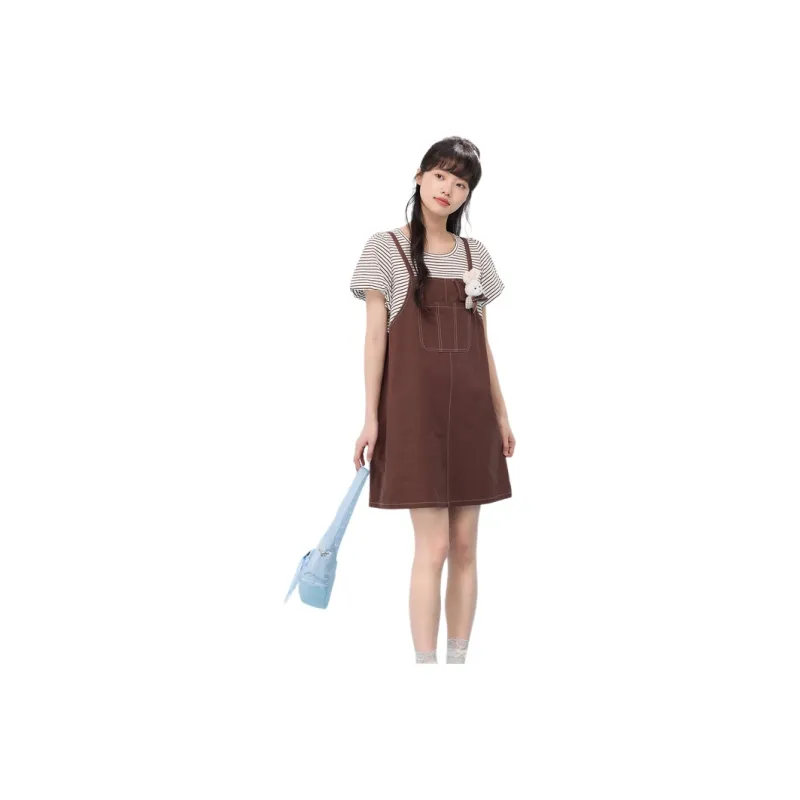 ZIHAN Short Sleeved Dress Women's-0