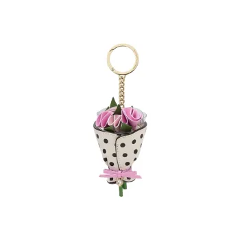 Kate Spade Cow Leather, Cow Split Leather Keychains Unisex Multicolor