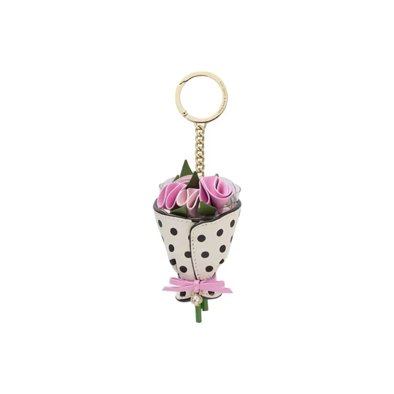 Kate Spade Cow Leather, Cow Split Leather Keychains Unisex Multicolor-0