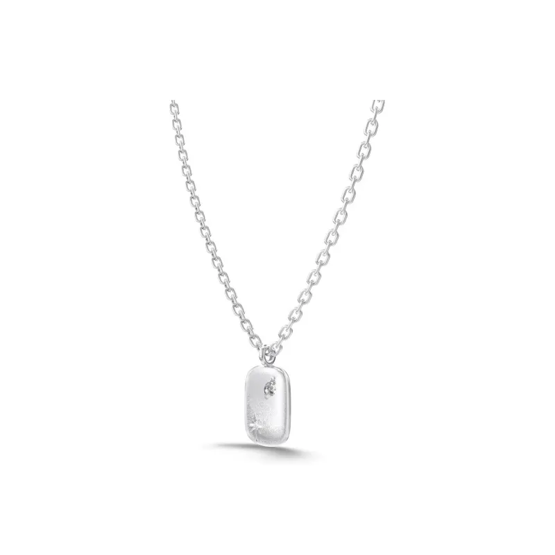 KAILEIFU S925 Silver Necklaces Women's-1