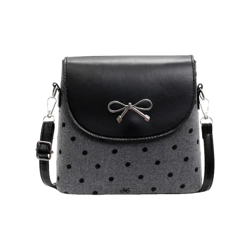 Juju Jimmy PU Crossbody Bag, Shoulder Bag Regular Women's Black-5