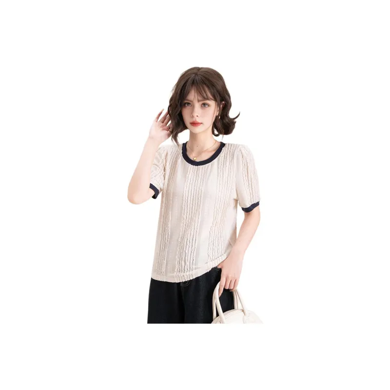FAWENXIANGZI Regular T Shirt Women's-0