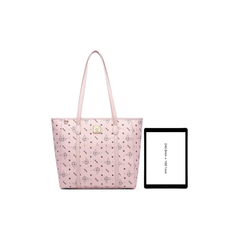 MESUCA Sanrio Collaboration PVC Shoulder Bag Tote Regular Women's Pink-5