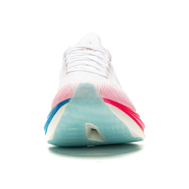 LiNing Flyco 5 ELITE Cushioned Slip Resistant Rebound Low Top Marathon Running Shoes Unisex White Pink Blue-4