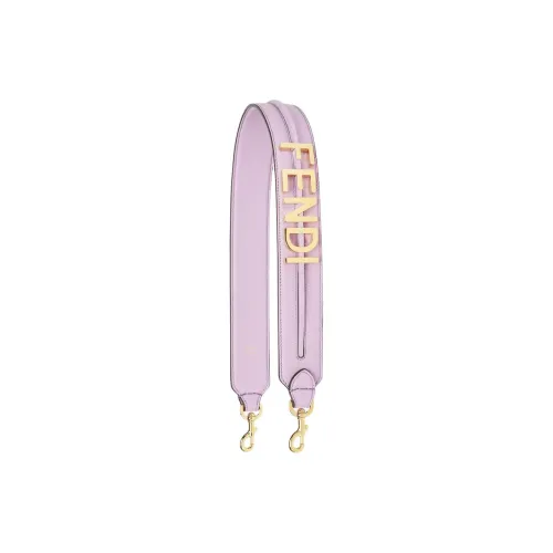 FENDI Calfskin Bag Strap Women's Light Purple