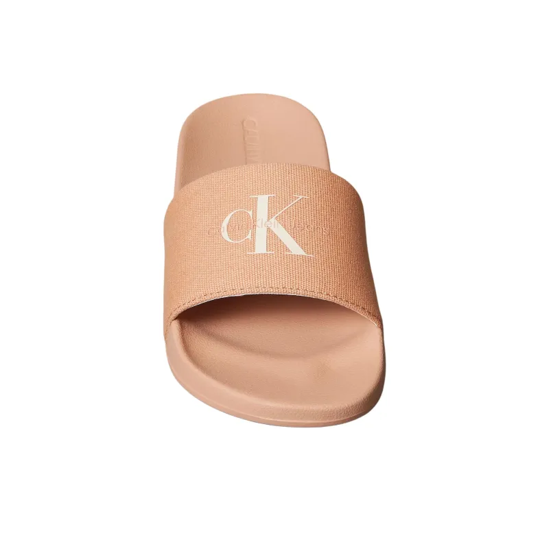 CKJ CALVIN KLEIN JEANS Slip Resistant Slide Slippers Women's Pink-4