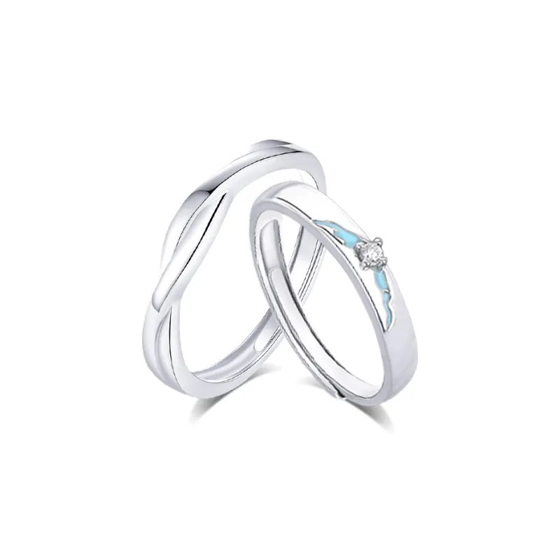 KUMET Sterling Silver Rings Unisex-0
