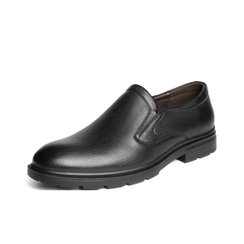 BELLE Men's Casual Shoes Men Low Top Black-1