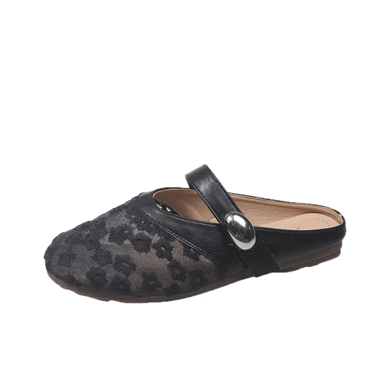 WUJI Slip Resistant Odor Resistant Closed Toe Slippers Women's-0