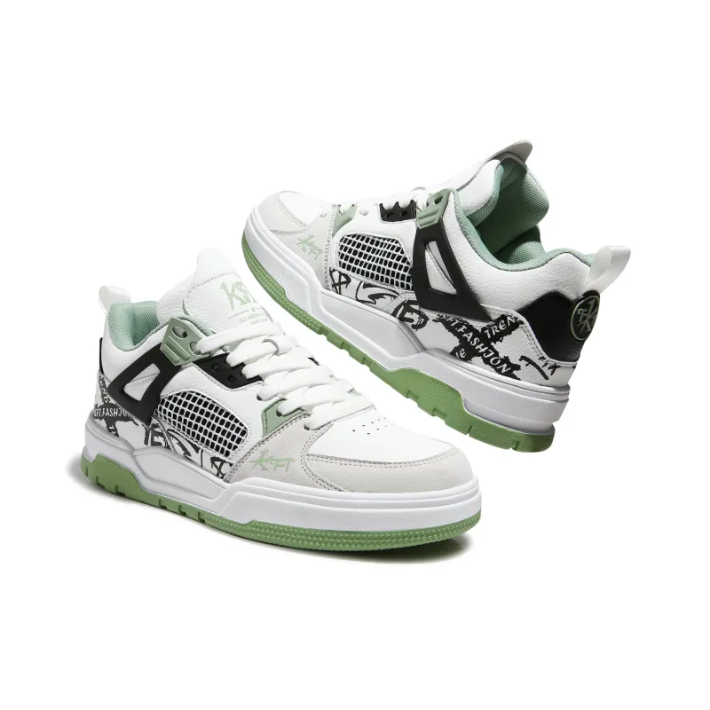 KFT Mica Anti Slip And Wear Resistant Height Increasing Low Top Skateboard Shoes Unisex-30