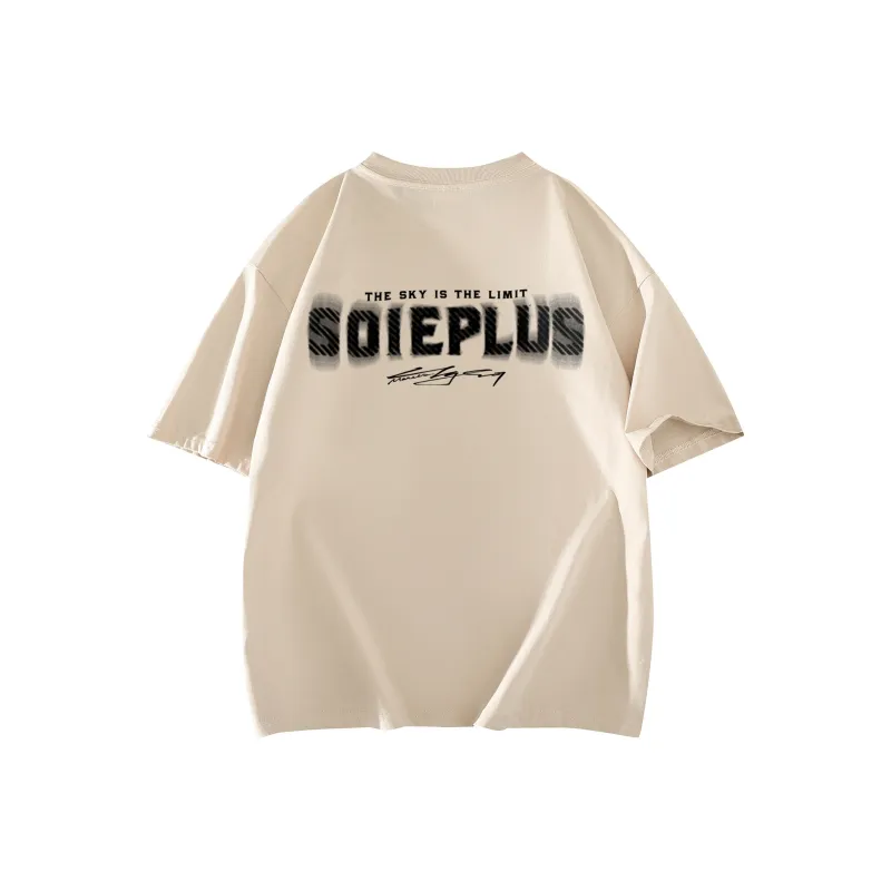 SOIE T Shirts Unisex Light Beige Apricot-0