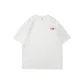 White with Red Print
