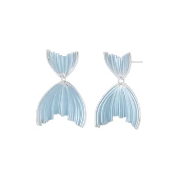 MISS XIA JWY S925 Silver Stud Earrings Women's