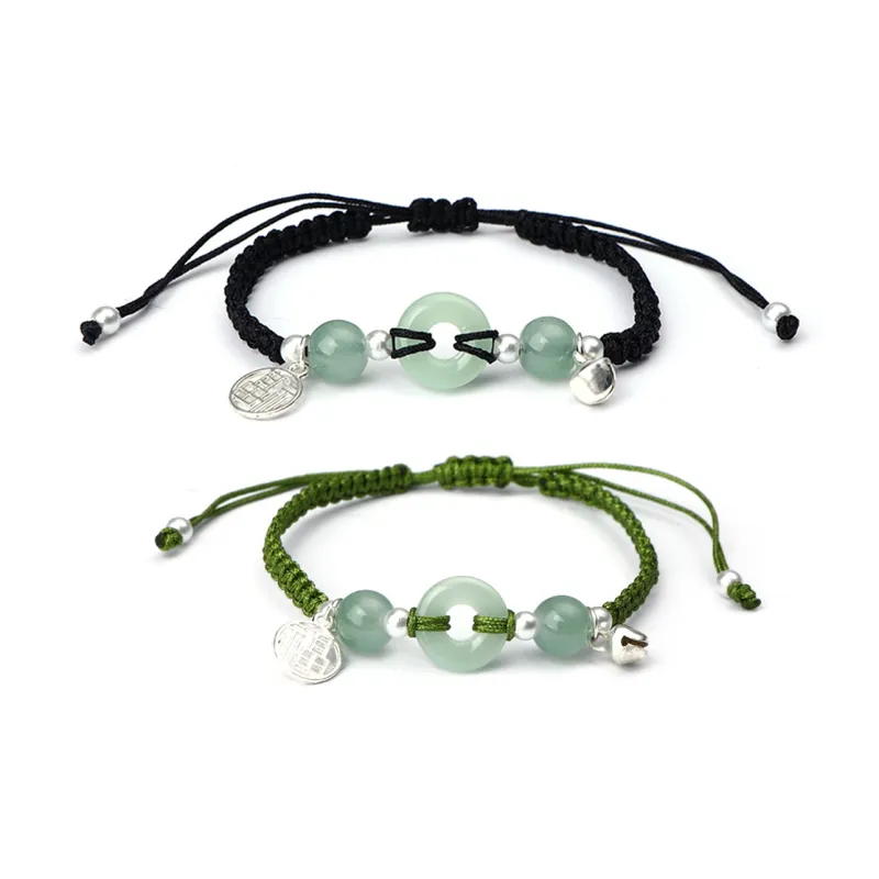 MIDNIGHT MOMENT Colored Glaze Rope Bracelets Unisex-8