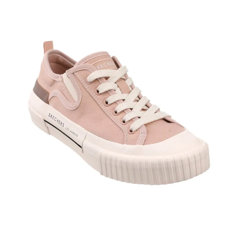 Skechers New Moon Low Top Canvas Shoes Women's Pink-2