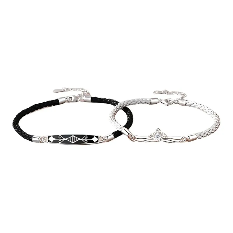 CHAOHONGJI 925 Sterling Silver Bracelets Unisex-0