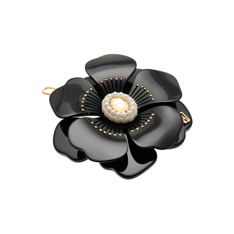 ALEXANDRE DE PARIS Nobara Collection Acetate Side Clip Hair Accessory Headdress Hair Clip Women's-6
