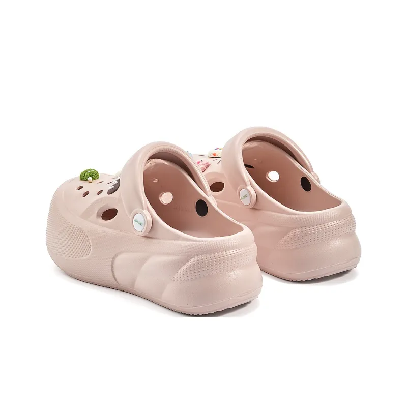 JOSINY Timeless Perforated Collection Clogs Women's Pink-2