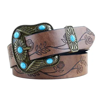 JEANSWEST PU Artificial Leather Belts Women's 3.8CM