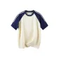 Apricot & Navy Blue[200g Heavyweight 100% cotton]